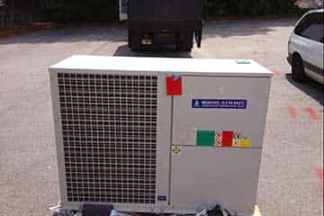 Commercial AC installation.
